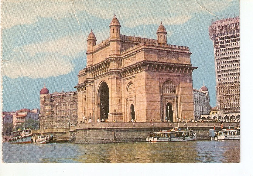 Postal 036749 : Gateway of India & TajMahal Hotel Bombay