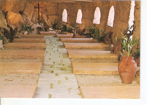 Postal 036755 : Santuari de la Font-Santa. Castell de Subirats Cementiri