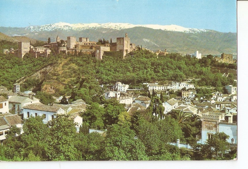 Postal 036781 : Granada. Alhambra. Vista general de la Alhambra