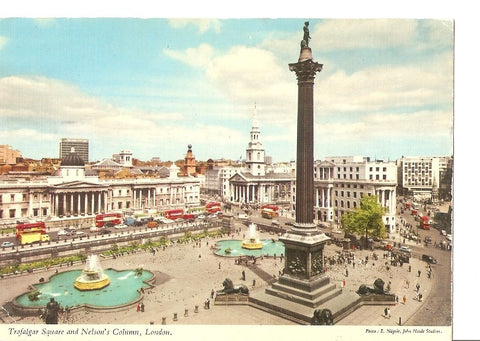 Postal 036786 : Trafalgar Square and Nelsons Column London