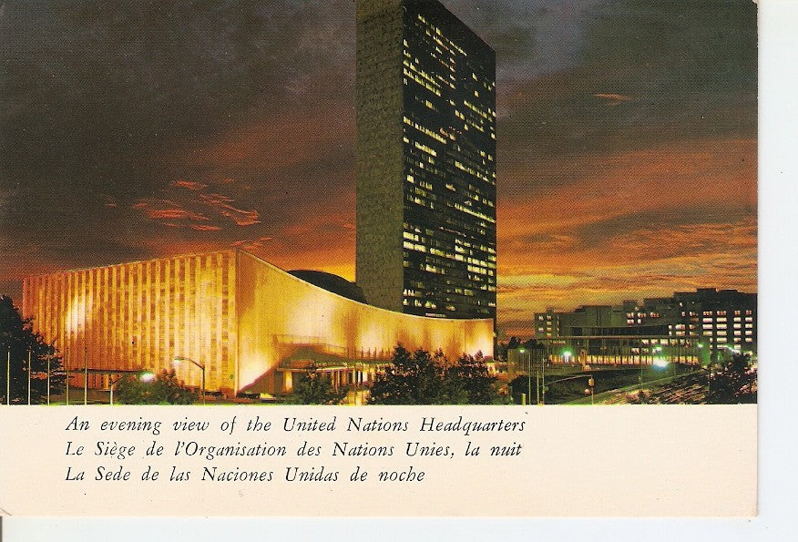 Postal 036800 : United Nations New York. A view of the United Nacions Headquarters