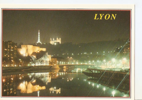 Postal 036825 : Lyon. Pont general Koening. Fort St. Jean
