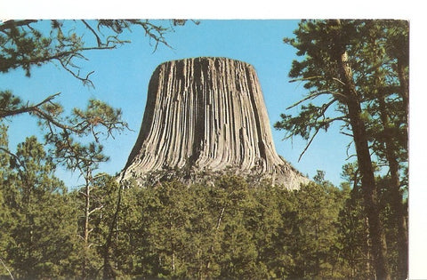 Postal 036837 : Wonderful Wyoming. Devils Tower National Monument