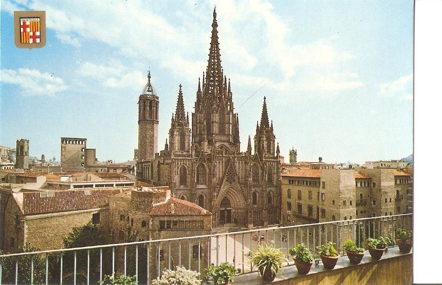 Postal 036855 : Barcelona. Catedral