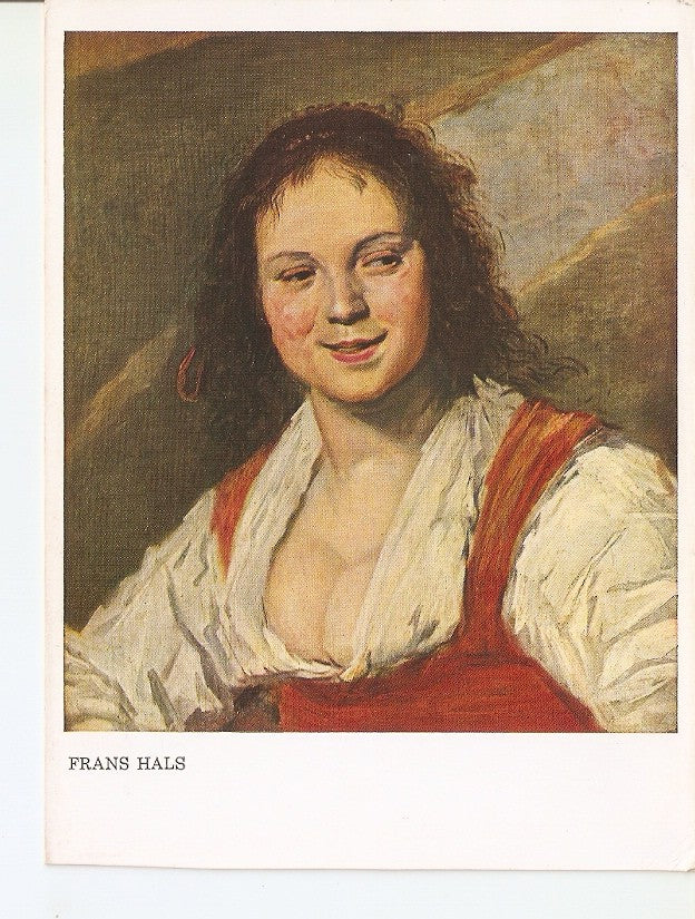 Postal 036875 : Frans Hals. Zigeunerin. Bohemienne. Parijs - Louvre)