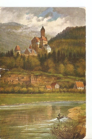 Postal 036878 : SehloB wingenberg and Neckar