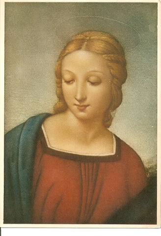 Postal 036879 : La Madonna del Cardellino. Galeria Uffizi - Firenze