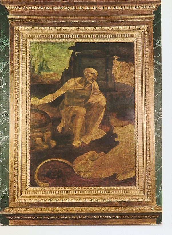Postal 036882 : Citta del Vaticano. Pinacoteca - S. Girolamo (Leonardo da Vinci)
