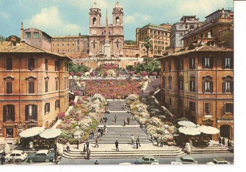 Postal 036895 : Roma. Place dEspagne et Trinita dei Monti