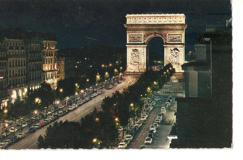 Postal 036901 : Paris. Avenue des Champs-Elysees et lArc de Triomphe