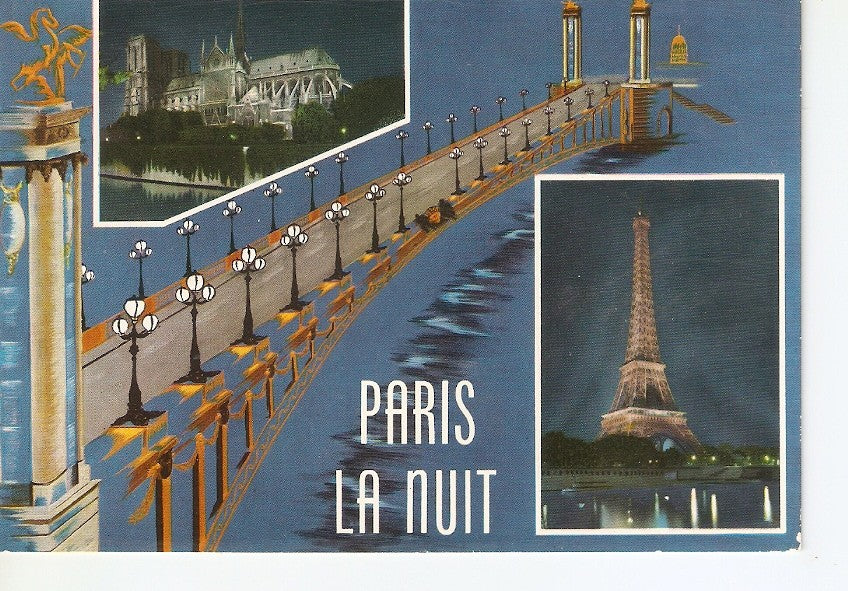Postal 036902 : Paris la nuit