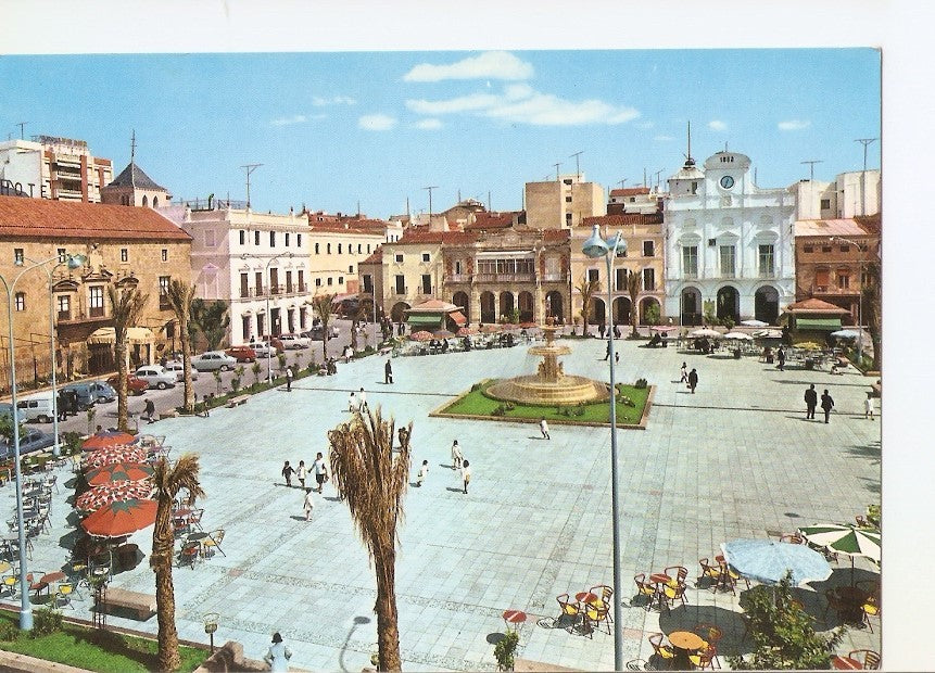 Postal 036963 : Merida. Plaza de España