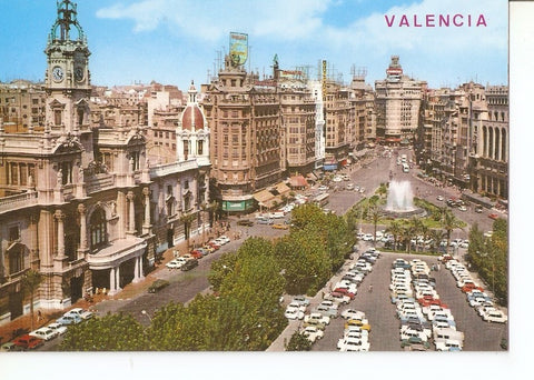 Postal 036964 : Valencia. The square of the Caudillo