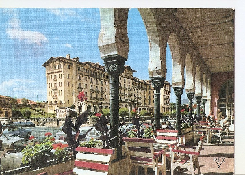 Postal 036975 : Hendaye. Frintiere Espagnole. LEskualduna