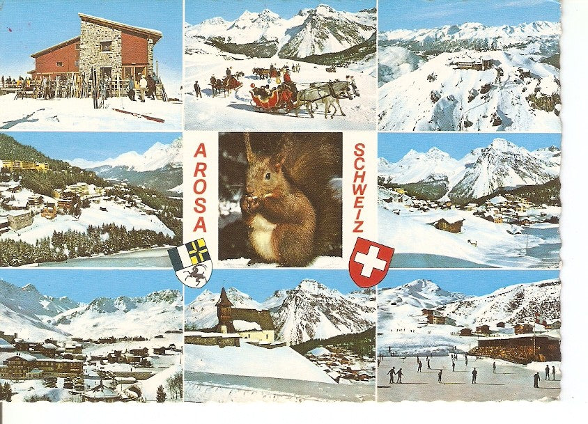 Postal 036980 : Arosa Schweiz
