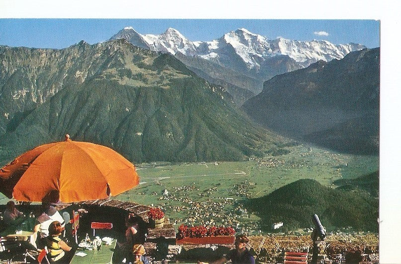 Postal 036981 : Interlaken - Harder Kulm
