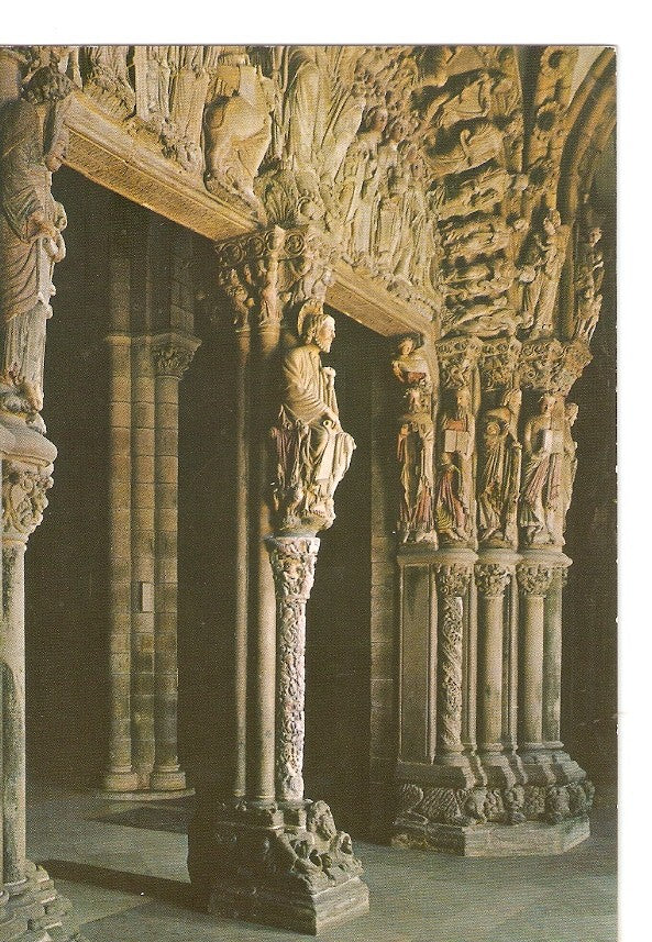 Postal 037003 : Santiago de Compostela. Catedral Portico de la Gloria. Siglo XII. Maestro Mateo