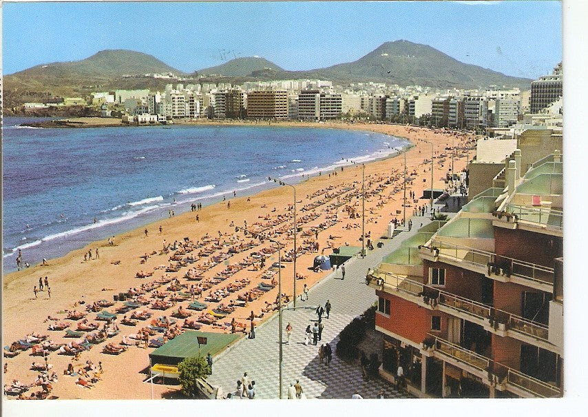 Postal 037028 : Las Palmas de Gran Canaria. La Playa de Las Canteras