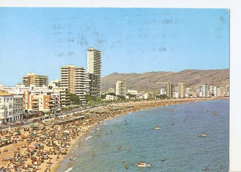 Postal 037032 : Benidorm (España). Playa Levante