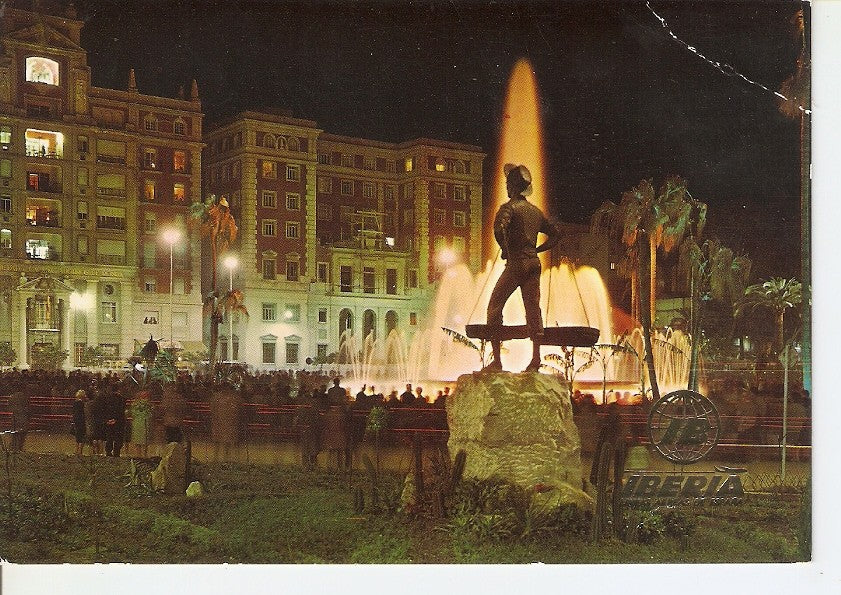 Postal 037040 : Malaga. Fuente de la Marina. El Cenachero