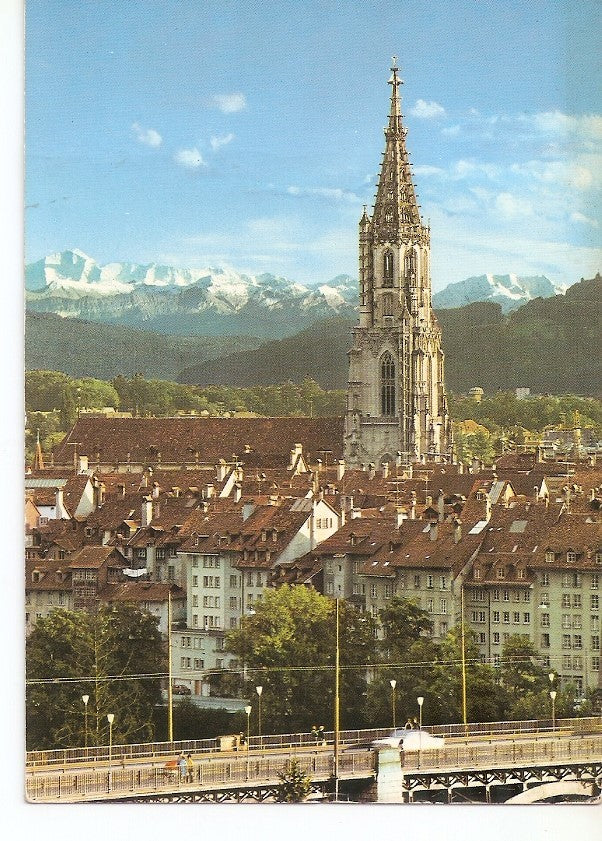 Postal 037060 : Suisse. Berne and the Alps