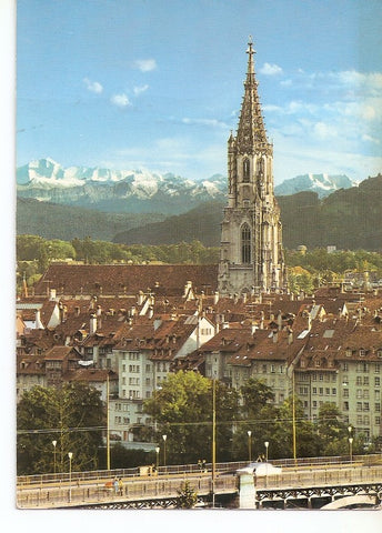 Postal 037060 : Suisse. Berne and the Alps