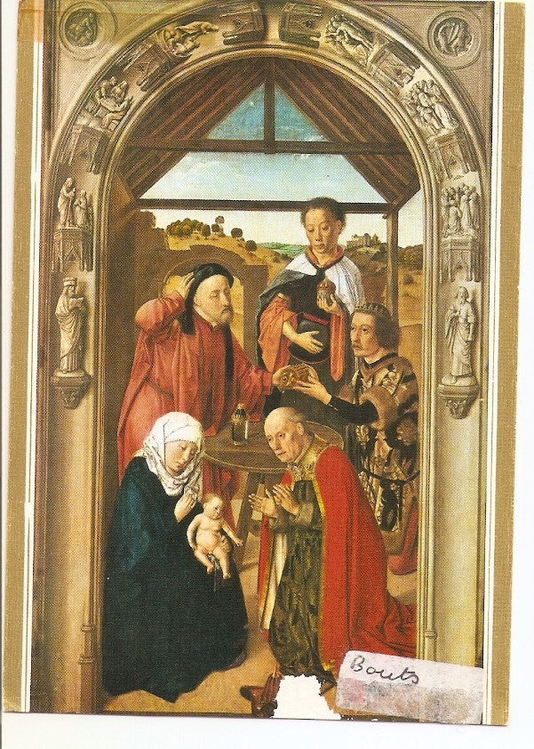 Postal 037083 : Bouts. La Adoracion de los Magos