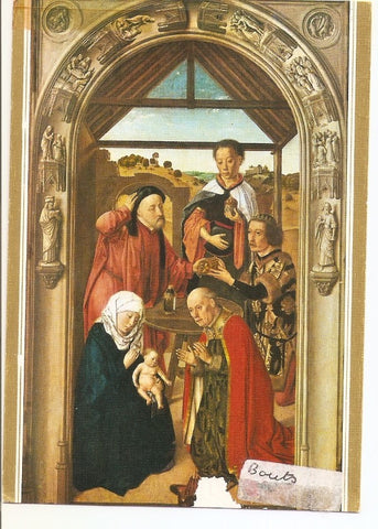 Postal 037083 : Bouts. La Adoracion de los Magos