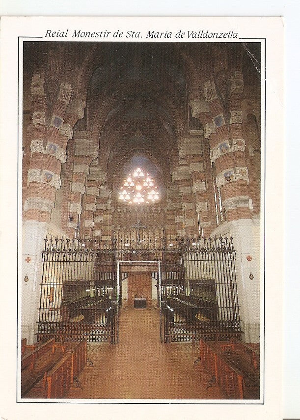 Postal 037118 : Reial Monestir de Sta. Maria de Valldonzella Barcelona. Cor de las Monges