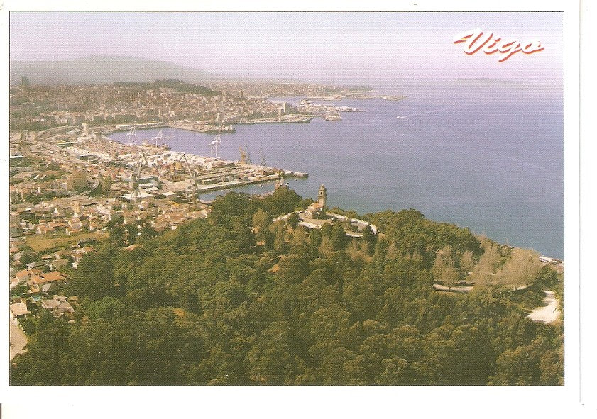 Postal 037142 : Vigo. Vista aerea
