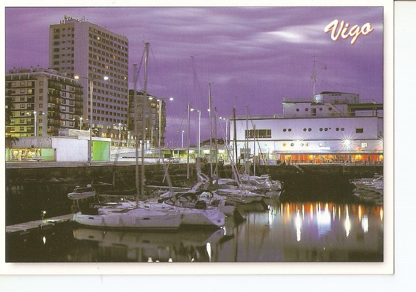 Postal 037225 : Vigo. Nocturna