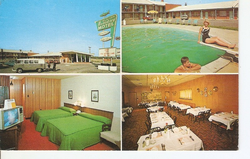 Postal 037235 : McGuire Holiday Motel. Wrightstown-Cookstown Road
