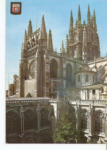 Postal 037246 : Burgos. Catedral. Claustro de doble orden el testero del transecto y el cimborrio