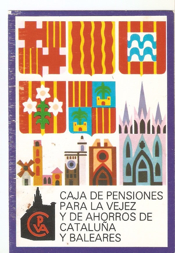 Postal 037262 : Caja de Pensiones para la vejez y de ahorros de Cataluña y Baleares