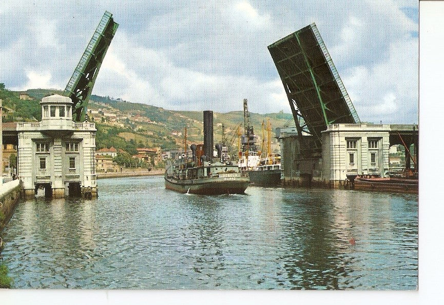Postal 037278 : Bilbao. Puente basculante del Generalisimo