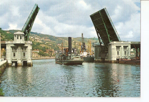 Postal 037278 : Bilbao. Puente basculante del Generalisimo