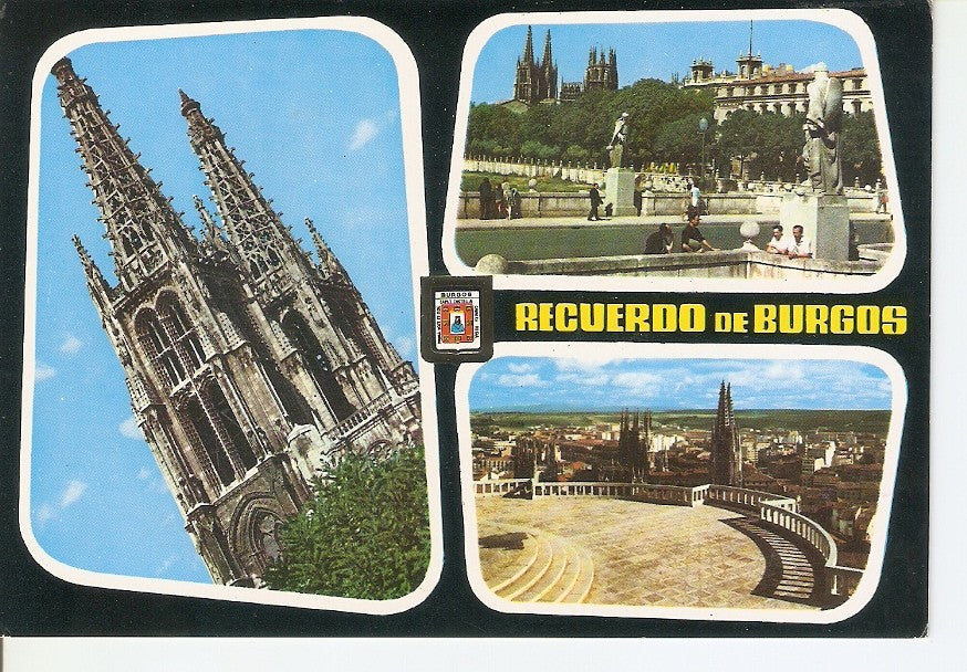 Postal 037316 : Burgos. Torres de la Catedral Fantasia