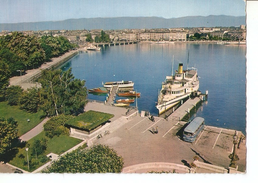 Postal 037339 : Geneve. La Rade et le Jura