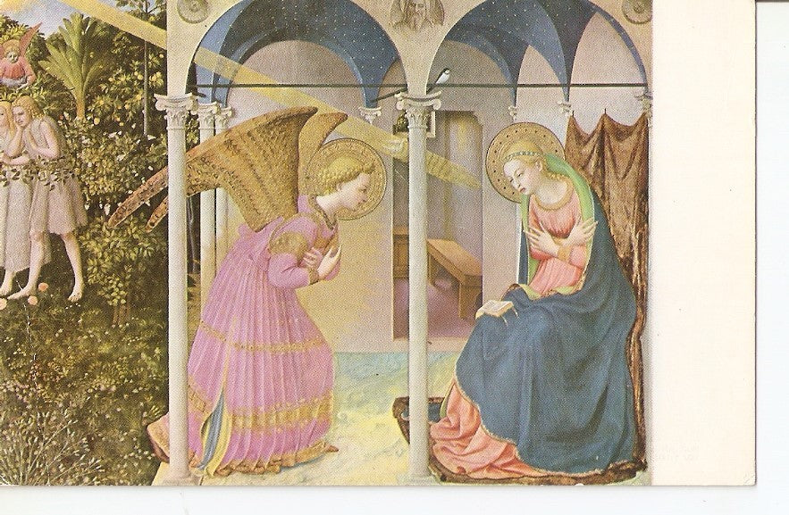 Postal 037388 : Museo del Prado. Fray Angelico. La Anunciacion