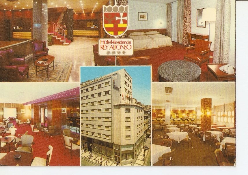 Postal 037418 : Hotel Residencia Rey Alfonso (Zaragoza)