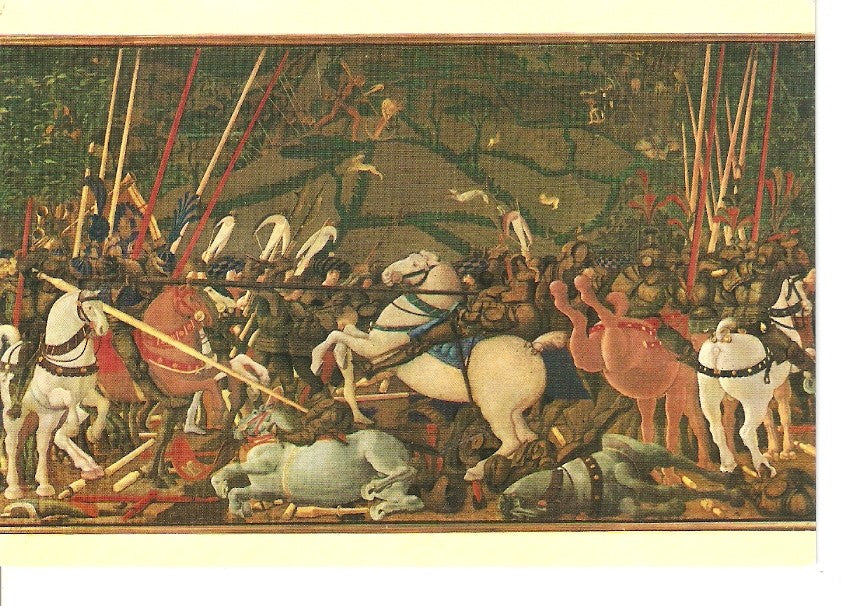 Postal 037422 : Firenze. Uffizi Gallery - Paolo Uccello - The Battle