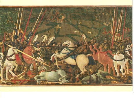 Postal 037422 : Firenze. Uffizi Gallery - Paolo Uccello - The Battle