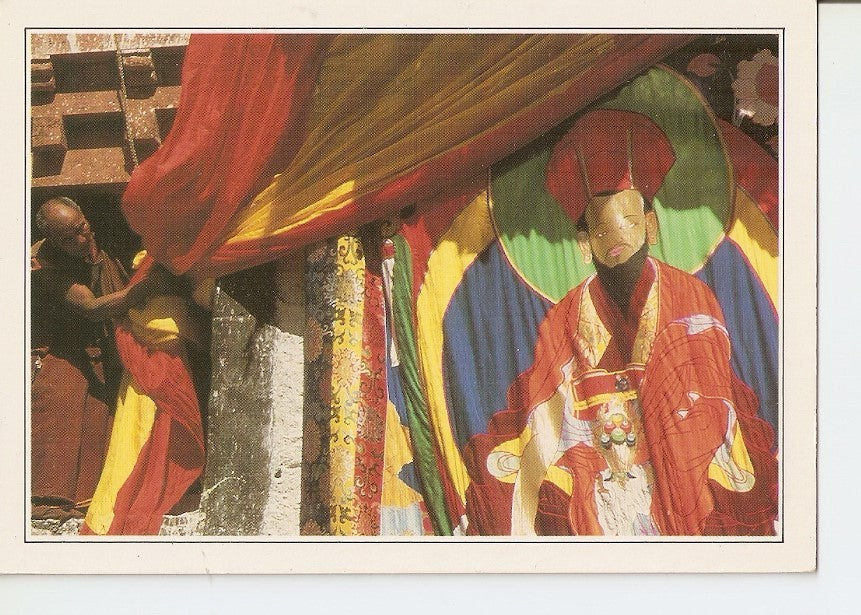 Postal 037448 : Ladakh. Festival at the Monastery of Hemis