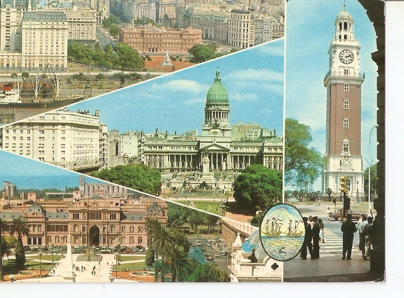Postal 037466 : Buenos Aires. Vistas de la ciudad