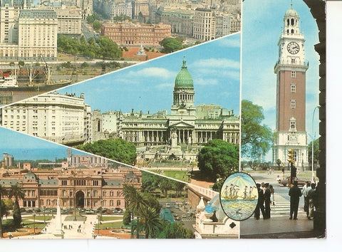 Postal 037466 : Buenos Aires. Vistas de la ciudad