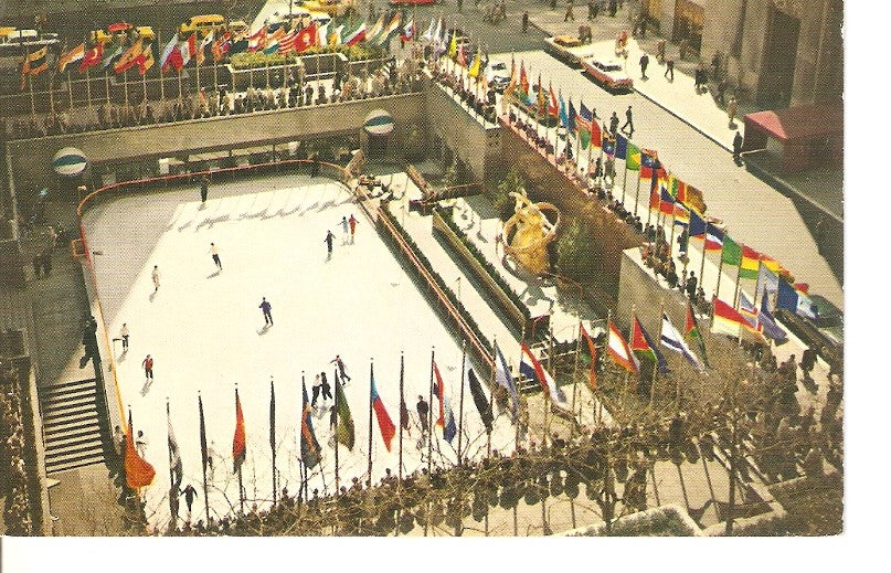 Postal 037473 : Rockefeller Plaza Skating Rink - New York City