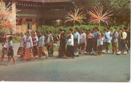 Postal 037487 : A Malay Wedding Procession Singapore