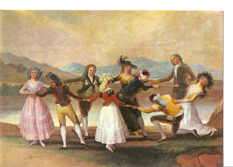 Postal 037514 : Blind Mans Buff de Francisco Goya