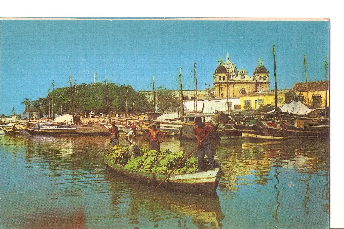 Postal 037517 : Cartagena-Colombia. Bahia de las Animas. Al fondo San Pedro Claver