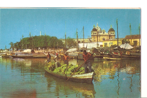 Postal 037517 : Cartagena-Colombia. Bahia de las Animas. Al fondo San Pedro Claver